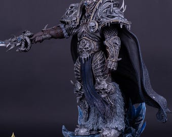 Lich King Figure – World of Warcraft Statue – 3D SLA Printed Resin