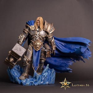 Arthas Menethil - World of Warcraft - 3d Hand-painted collectible