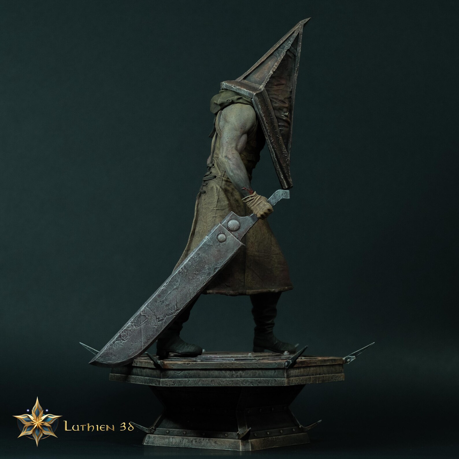 Pyramid Head Figure Silent Hill 2 Inspired Resin Model Highly Pyramid Head Figure Silent Hill 2 Inspired Resin Model Highly