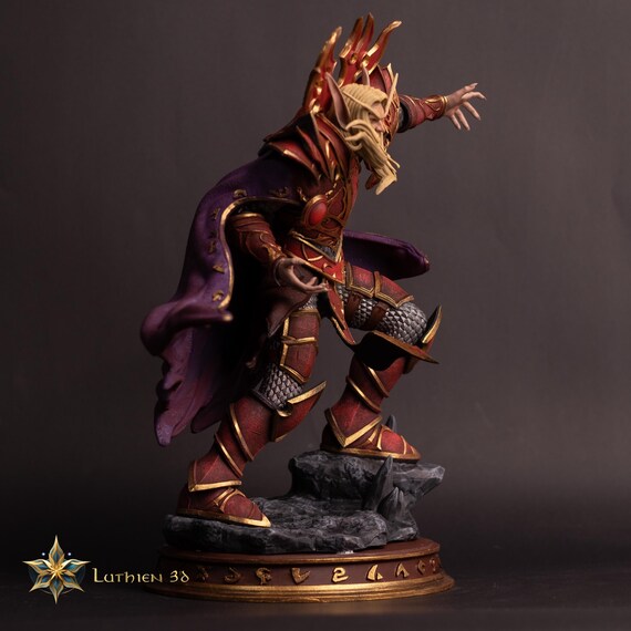 Kael'thas Sunstrider 3D Printed Resin Figure - Hand-painted Kael'thas Sunstrider 3D Printed Resin Figure - Hand-painted