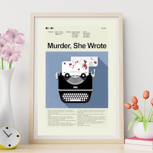 Murder, She Wrote - Typewriter | 12"x18" or 18"x24" Print only