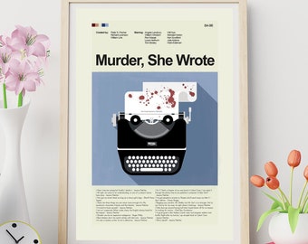 Murder, She Wrote - Schreibmaschine | 12"x18" oder 18"x24" Print only