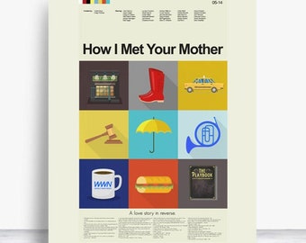 How I Met Your Mother Print LARGE 18x24 | Print only