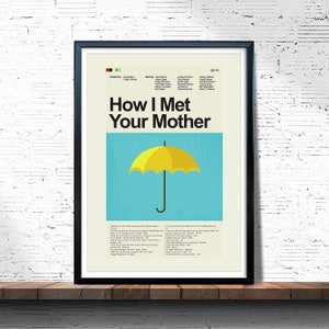 How I Met Your Mother - Yellow Umbrella | 12&quot;x18&quot; or 18&quot;x24&quot; Print only