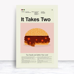 It Takes Two - The Sloppy Joe | 12&quot;x18&quot; or 18&quot;x24&quot; Print only