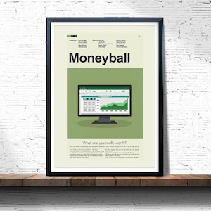 Moneyball - Spreadsheet | 12&quot;x18&quot; or 18&quot;x24&quot; Print only