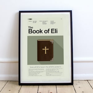 The Book of Eli - Book | 12&quot;x18&quot; or 18&quot;x24&quot; Print only