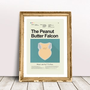 Der Erdnussbutter-Falke inspiriert Mid-Century Modern Print | Nur für 12 &quot;x 18 &quot;oder 18 &quot;x 24&quot; Druck