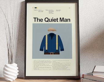 The Quiet Man - Shirt and Flat Cap | 12"x18" or 18"x24" Print only