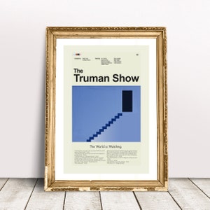 Die Truman Show Mid-Century Modern Print | Nur für 12 "x 18 "oder 18 "x 24" Druck