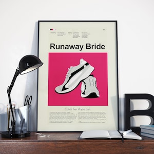 Runaway Braut inspiriert Mid-Century Modern Print | Nur für 12 &quot;x 18 &quot;oder 18 &quot;x 24&quot; Druck