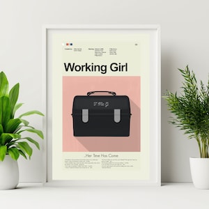 Working Girl - Monogrammed Lunchbox | 12&quot;x18&quot; or 18&quot;x24&quot; Print only