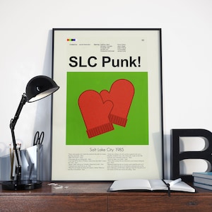 SLC Punk! Inspirierter Mid-Century Modern Print | 12&quot;x18&quot; oder 18&quot;x24&quot; Print only