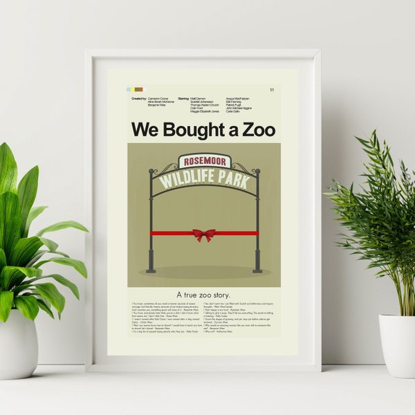 We Bought a Zoo - Rosemoor Wildlife Park | 12"x18" or 18"x24" Print only