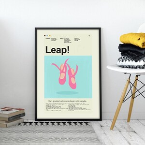 Sprung! Inspirierter Mid-Century Modern Print | 12&quot;x18&quot; oder 18&quot;x24&quot; Print only