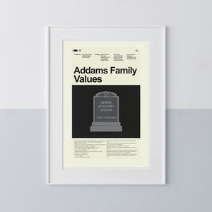Addams Family Values - Wife AND Psycho | 12&quot;x18&quot; or 18&quot;x24&quot; Print only