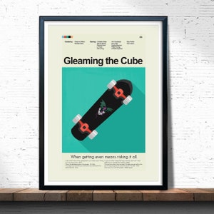 Gleaming the Cube - Skateboard | 12&quot;x18&quot; or 18&quot;x24&quot; Print only