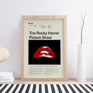 The Rocky Horror Picture Show Inspired Mid-Century Modern Print | 12&quot;x18&quot; or 18&quot;x24&quot; Print only
