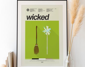 Wicked (BROADWAY MUSICAL) | 12"x18" Print Only