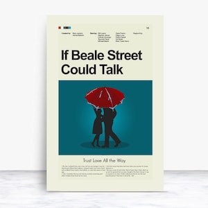 If Beale Street Could Talk - Silhouette in Rain | 12"x18" or 18"x24" Print only