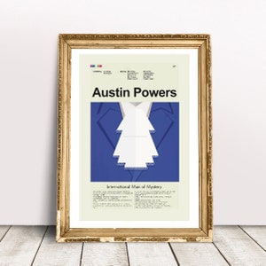 Austin Powers: International Man of Mystery - Blue Suit | 12&quot;x18&quot; or 18&quot;x24&quot; Print only