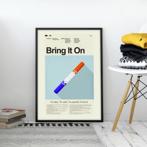Bring it On Inspired Mid-Century Modern Print | 12&quot;x18&quot; or 18&quot;x24&quot; Print only