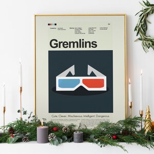 Gremlins - 3d Brille | 12&quot;x18&quot; oder 18&quot;x24&quot; Print only