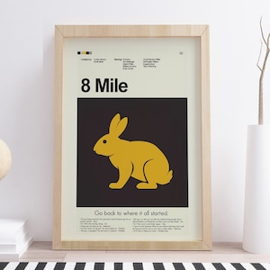 8 Mile - Rabbit | 12&quot;x18&quot; or 18&quot;x24&quot; Print only