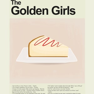 The Golden Girls Inspired Mid-Century Modern Print 12x18 or 18x24 Print only image 2