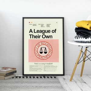 Una liga propia - Rockford Peaches / 12&quot;x18&quot; o 18&quot;x24&quot; Sólo impresión