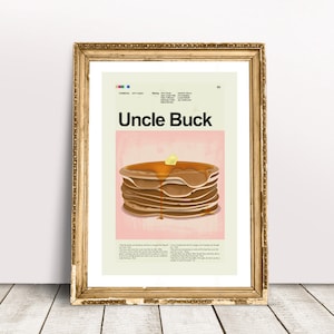 Uncle Buck Inspired Mid-Century Modern Print | 12&quot;x18&quot; or 18&quot;x24&quot; Print only