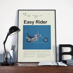 Easy Rider - Captain America Chopper | 12&quot;x18&quot; or 18&quot;x24&quot; Print only