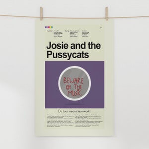 Josie and the Pussycats - Mirror Warning | 12&quot;x18&quot; or 18&quot;x24&quot; Print only