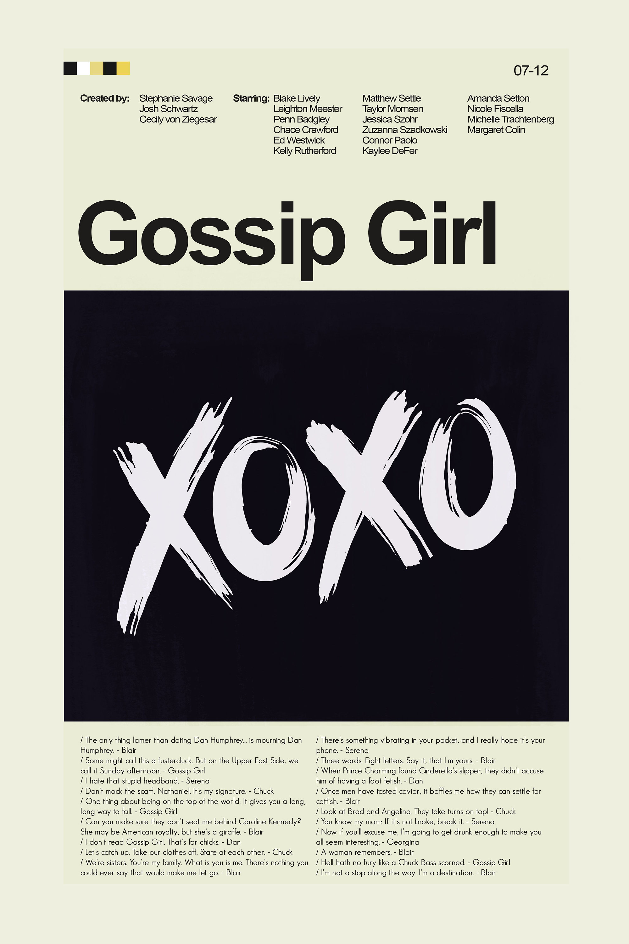 Gossip Girl - XOXO | 12\, image size:2000x3000