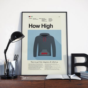 How High - BUFU Hoodie | 12&quot;x18&quot; or 18&quot;x24&quot; Print only