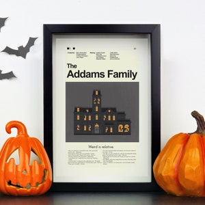 The Addams Family - House | 12&quot;x18&quot; or 18&quot;x24&quot; Print only