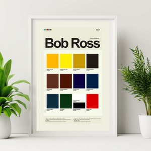 Bob Ross - The Joy of Painting | 12"x18" or 18"x24" Print only