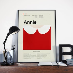 Annie - Red Dress | 12&quot;x18&quot; or 18&quot;x24&quot; Print only