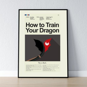 How to Train Your Dragon - Tail | 12&quot;x18&quot; or 18&quot;x24&quot; Print only