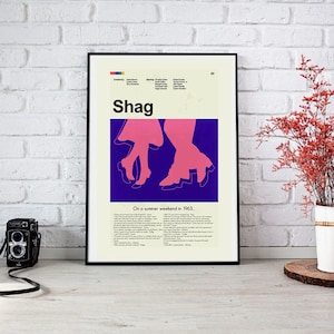 Shag Inspired Mid-Century Modern Print | 12&quot;x18&quot; or 18&quot;x24&quot; Print only