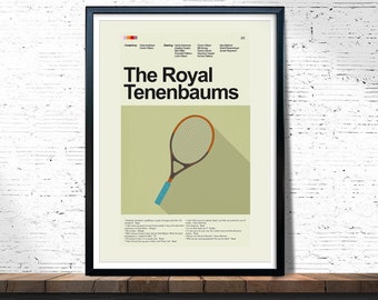 The Royal Tenenbaums - Richie's Racket | 12"x18" or 18"x24" Print only