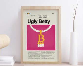 Ugly Betty Mid-Century Modern Print | 12"x18" or 18"x24" Print only