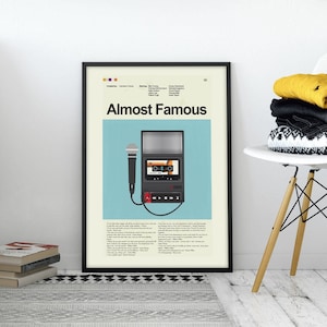 Almost Famous - Tape Recorder | 12&quot;x18&quot; or 18&quot;x24&quot; Print only