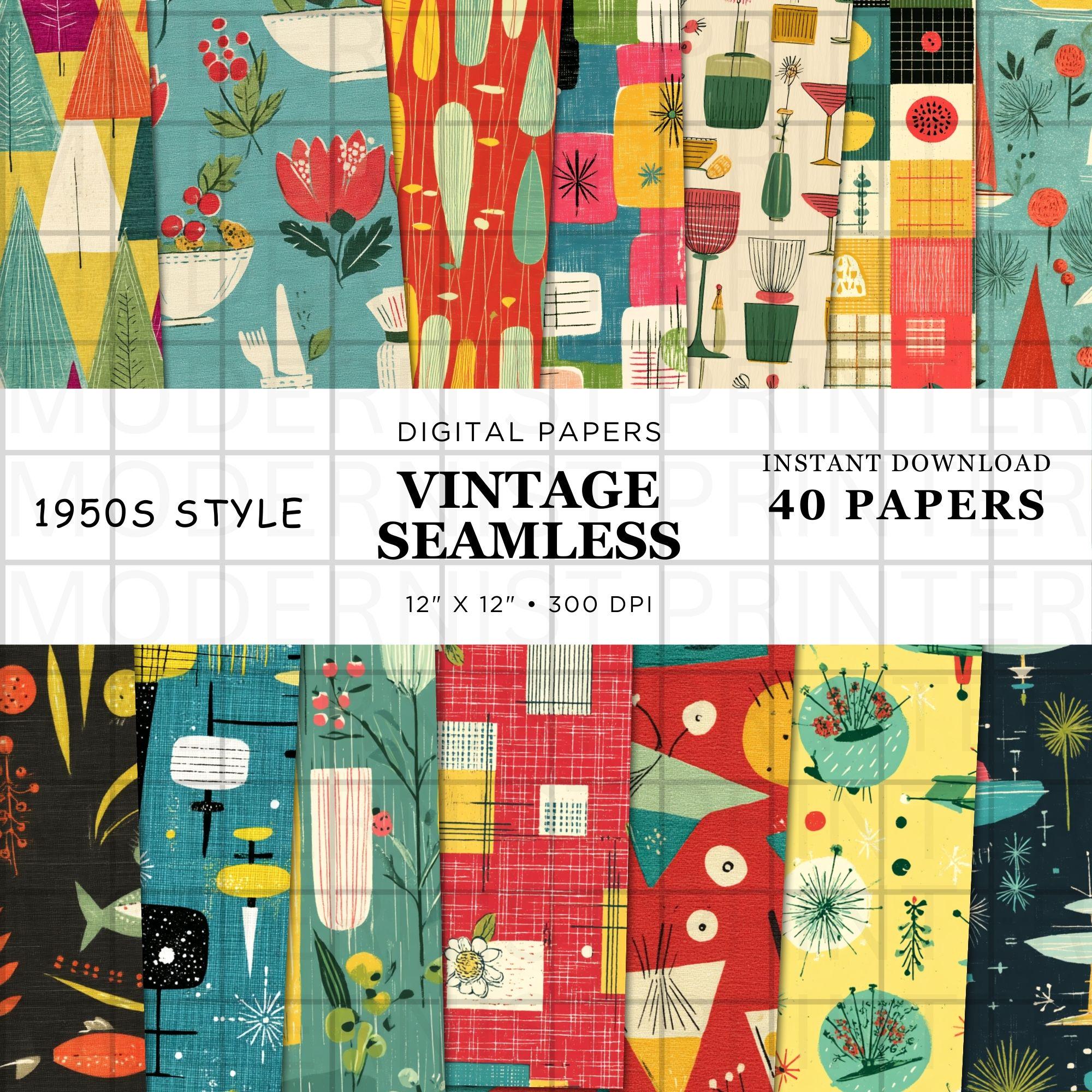 1950s Atomic Pattern - Etsy Canada