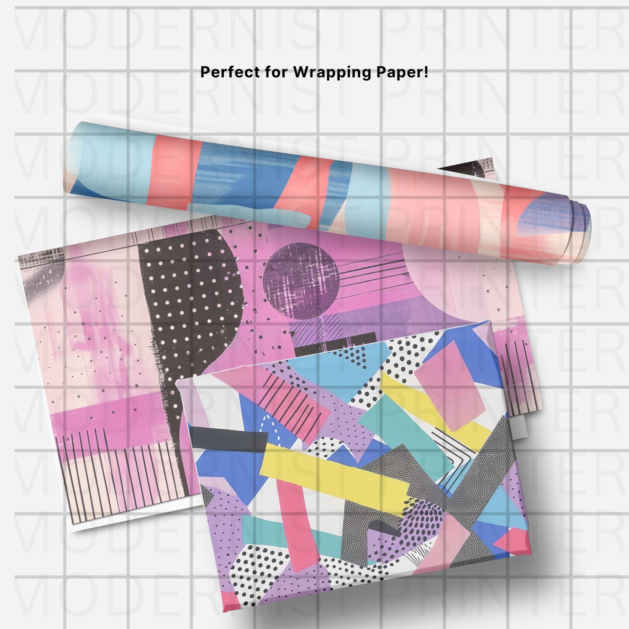 Risograph Seamless Textures: Retro CMYK Overprint Patterns (digital ...