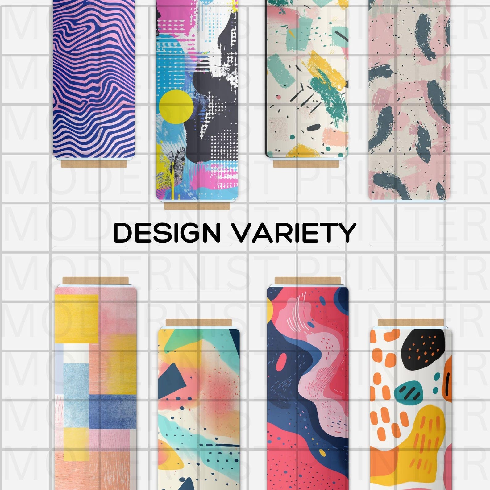 Risograph Seamless Textures: Retro CMYK Overprint Patterns (digital ...