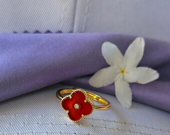Bague En Argent Massif 925 Avec Rubis Africain - Taille 55.5, Neuf Sans Emballage
