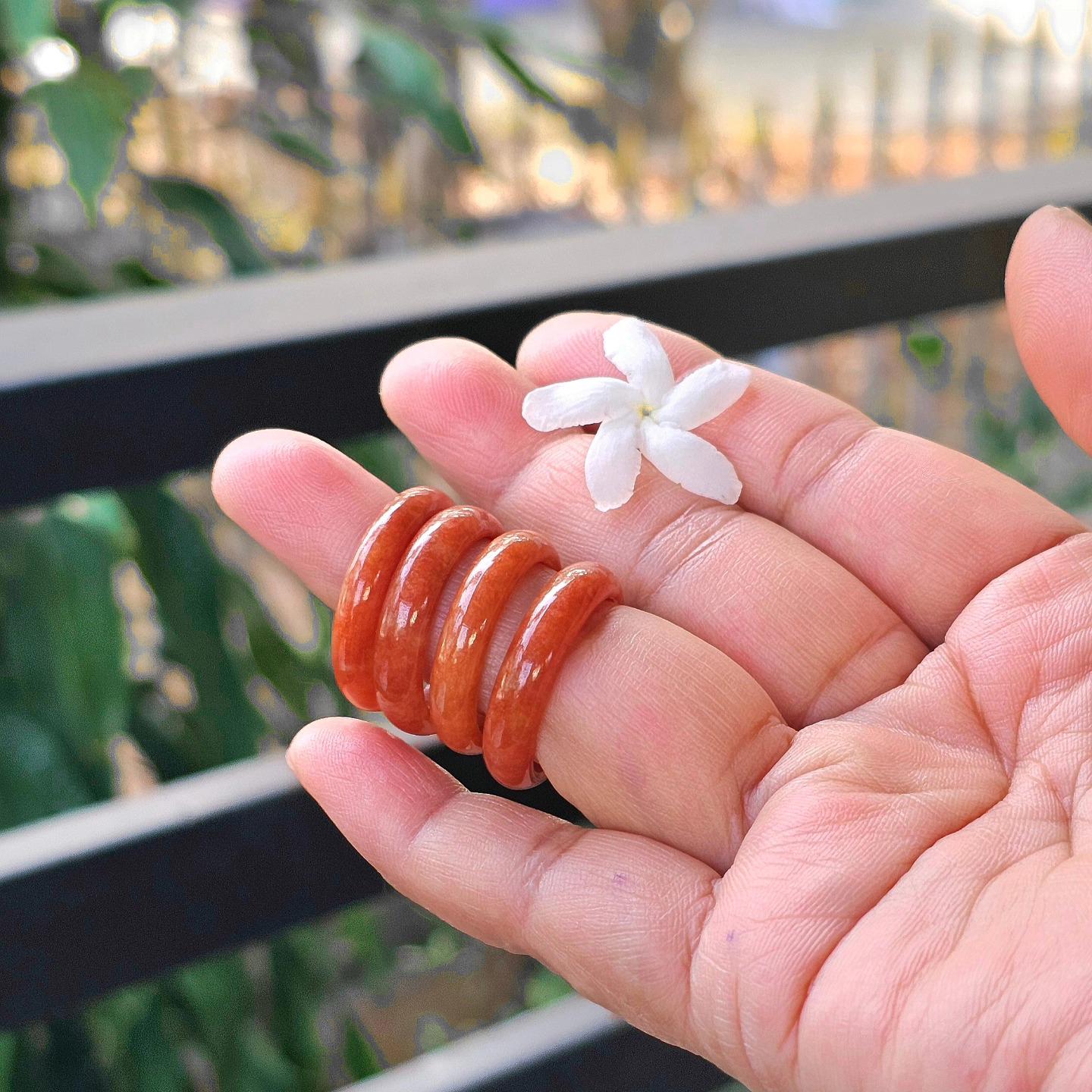 Bague En Jade Naturel Du Myanmar – 41,12 Carats, 27,2 Mm, Non Traité, Pierre Précieuse