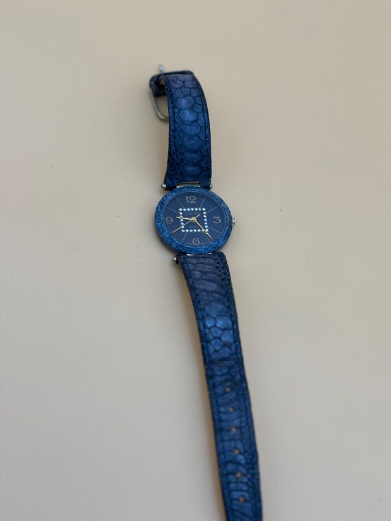 Vintage Navy Cardini Quartz Wristwatch - image 3