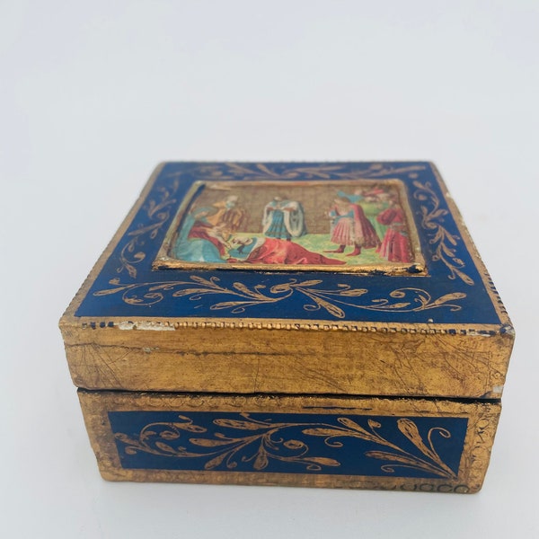 Vintage Small Decoupage Boxes